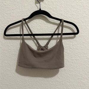 Lululemon Wunder train bra 

Warm ash grey